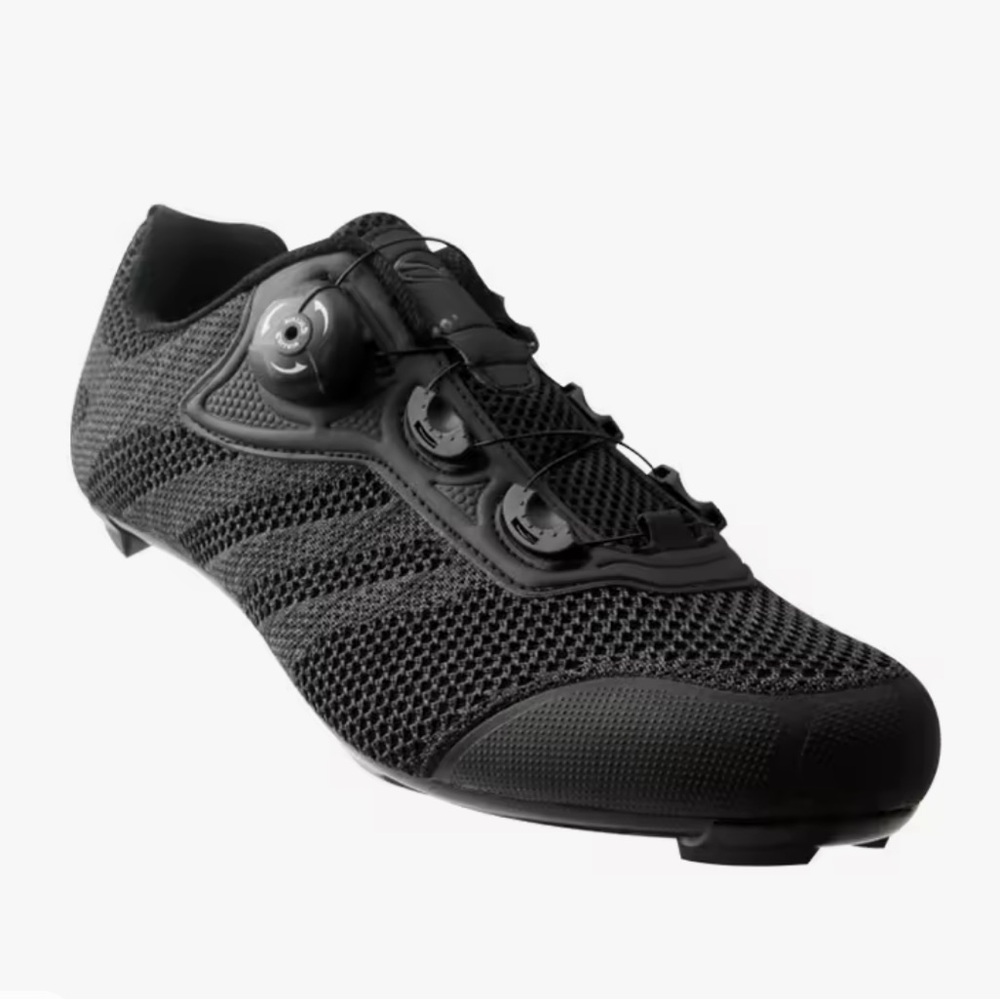 TIEBAO Black Athletic Cycling Sneakers